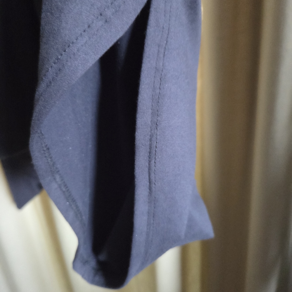 Harem Style Dark Gray Asymmetrical Dress Perfect for Lagenlook Style - Picture 7 of 16